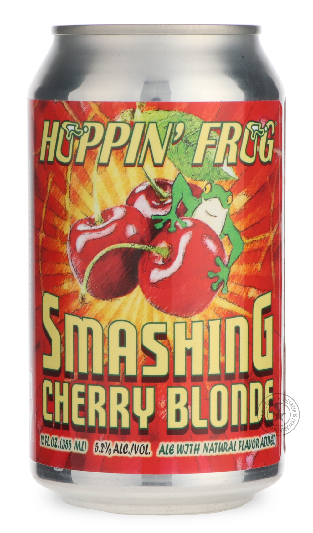 -Hoppin' Frog- Smashing Cherry Blonde-Pale- Only @ Beer Republic - The best online beer store for American & Canadian craft beer - Buy beer online from the USA and Canada - Bier online kopen - Amerikaans bier kopen - Craft beer store - Craft beer kopen - Amerikanisch bier kaufen - Bier online kaufen - Acheter biere online - IPA - Stout - Porter - New England IPA - Hazy IPA - Imperial Stout - Barrel Aged - Barrel Aged Imperial Stout - Brown - Dark beer - Blond - Blonde - Pilsner - Lager - Wheat - Weizen - Am