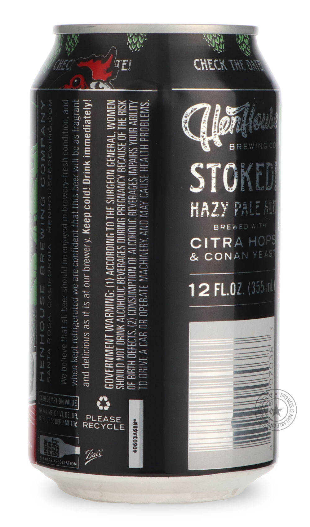 -HenHouse- Stoked!-Pale- Only @ Beer Republic - The best online beer store for American & Canadian craft beer - Buy beer online from the USA and Canada - Bier online kopen - Amerikaans bier kopen - Craft beer store - Craft beer kopen - Amerikanisch bier kaufen - Bier online kaufen - Acheter biere online - IPA - Stout - Porter - New England IPA - Hazy IPA - Imperial Stout - Barrel Aged - Barrel Aged Imperial Stout - Brown - Dark beer - Blond - Blonde - Pilsner - Lager - Wheat - Weizen - Amber - Barley Wine -