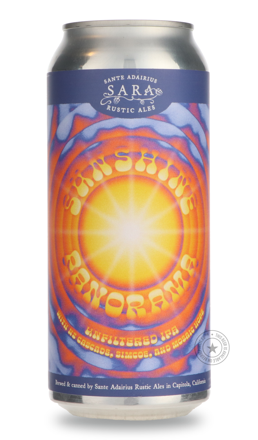 -Sante Adairius Rustic Ales- Sunshine Panorama-IPA- Only @ Beer Republic - The best online beer store for American & Canadian craft beer - Buy beer online from the USA and Canada - Bier online kopen - Amerikaans bier kopen - Craft beer store - Craft beer kopen - Amerikanisch bier kaufen - Bier online kaufen - Acheter biere online - IPA - Stout - Porter - New England IPA - Hazy IPA - Imperial Stout - Barrel Aged - Barrel Aged Imperial Stout - Brown - Dark beer - Blond - Blonde - Pilsner - Lager - Wheat - Wei