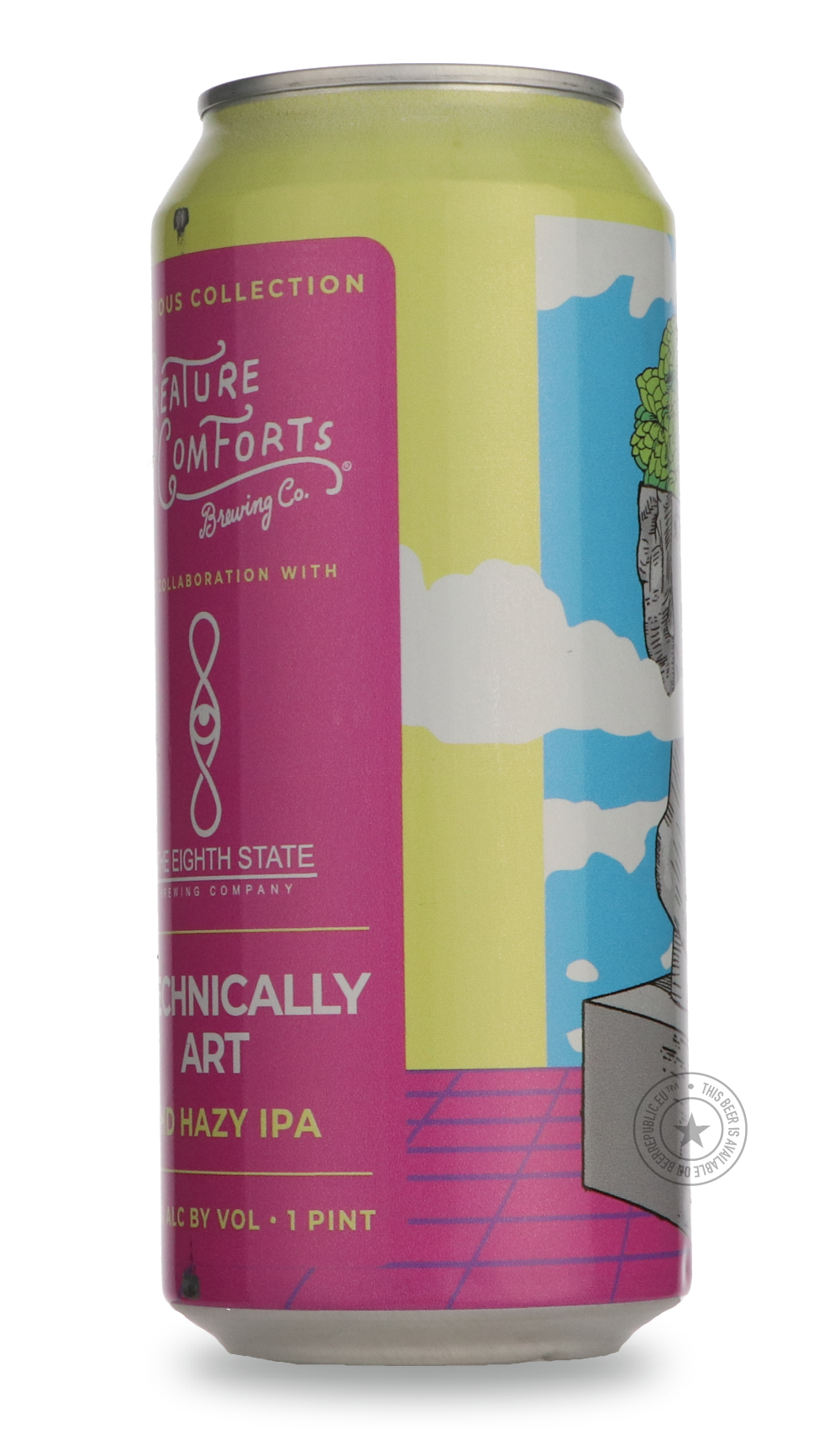 -Creature Comforts- Technically Art / Eighth State-IPA- Only @ Beer Republic - The best online beer store for American & Canadian craft beer - Buy beer online from the USA and Canada - Bier online kopen - Amerikaans bier kopen - Craft beer store - Craft beer kopen - Amerikanisch bier kaufen - Bier online kaufen - Acheter biere online - IPA - Stout - Porter - New England IPA - Hazy IPA - Imperial Stout - Barrel Aged - Barrel Aged Imperial Stout - Brown - Dark beer - Blond - Blonde - Pilsner - Lager - Wheat -