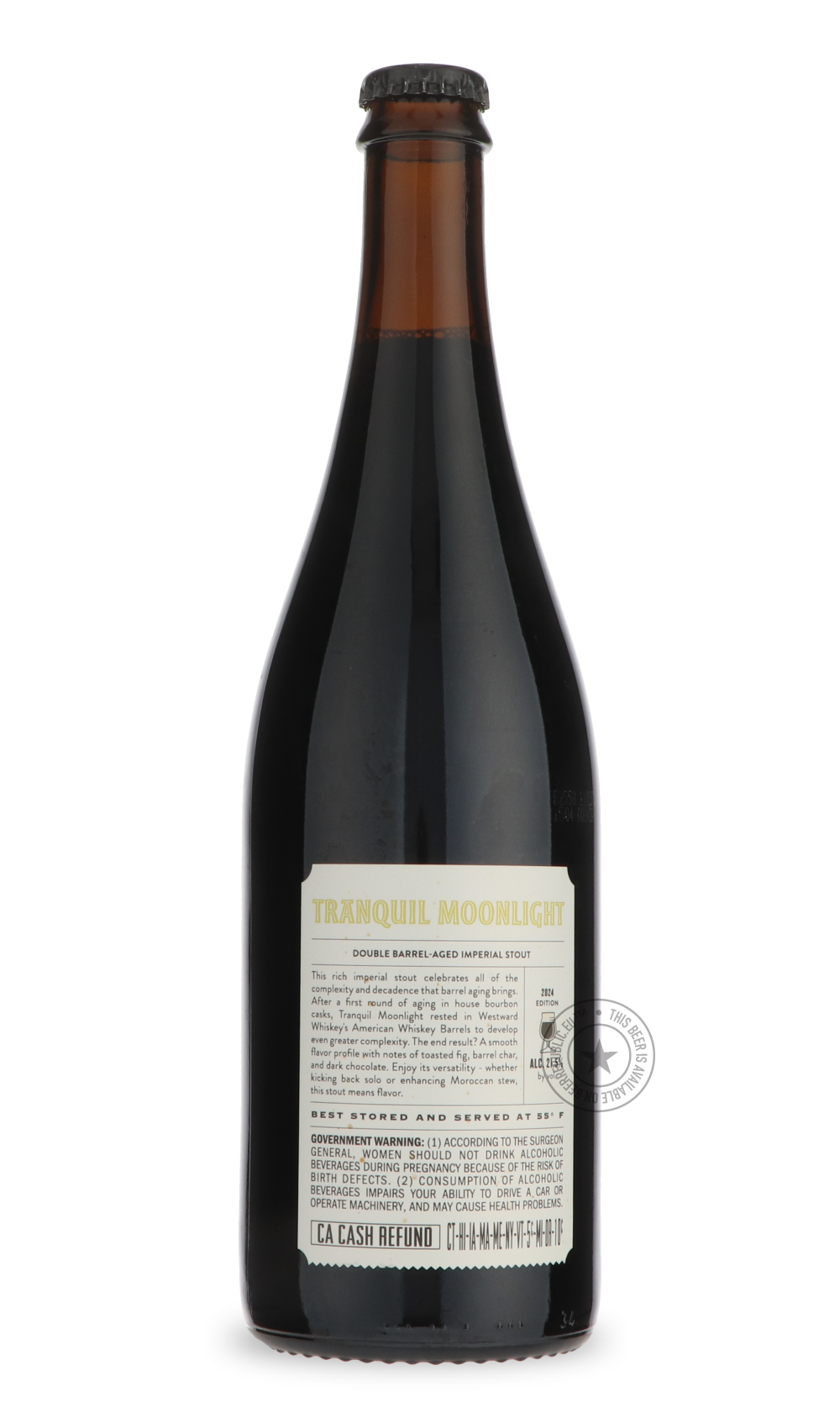 The Bruery- Tranquil Moonlight-Stout & Porter- Only @ Beer Republic - The best online beer store for American & Canadian craft beer - Buy beer online from the USA and Canada - Bier online kopen - Amerikaans bier kopen - Craft beer store - Craft beer kopen - Amerikanisch bier kaufen - Bier online kaufen - Acheter biere online - IPA - Stout - Porter - New England IPA - Hazy IPA - Imperial Stout - Barrel Aged - Barrel Aged Imperial Stout - Brown - Dark beer - Blond - Blonde - Pilsner - Lager - Wheat - Weizen -