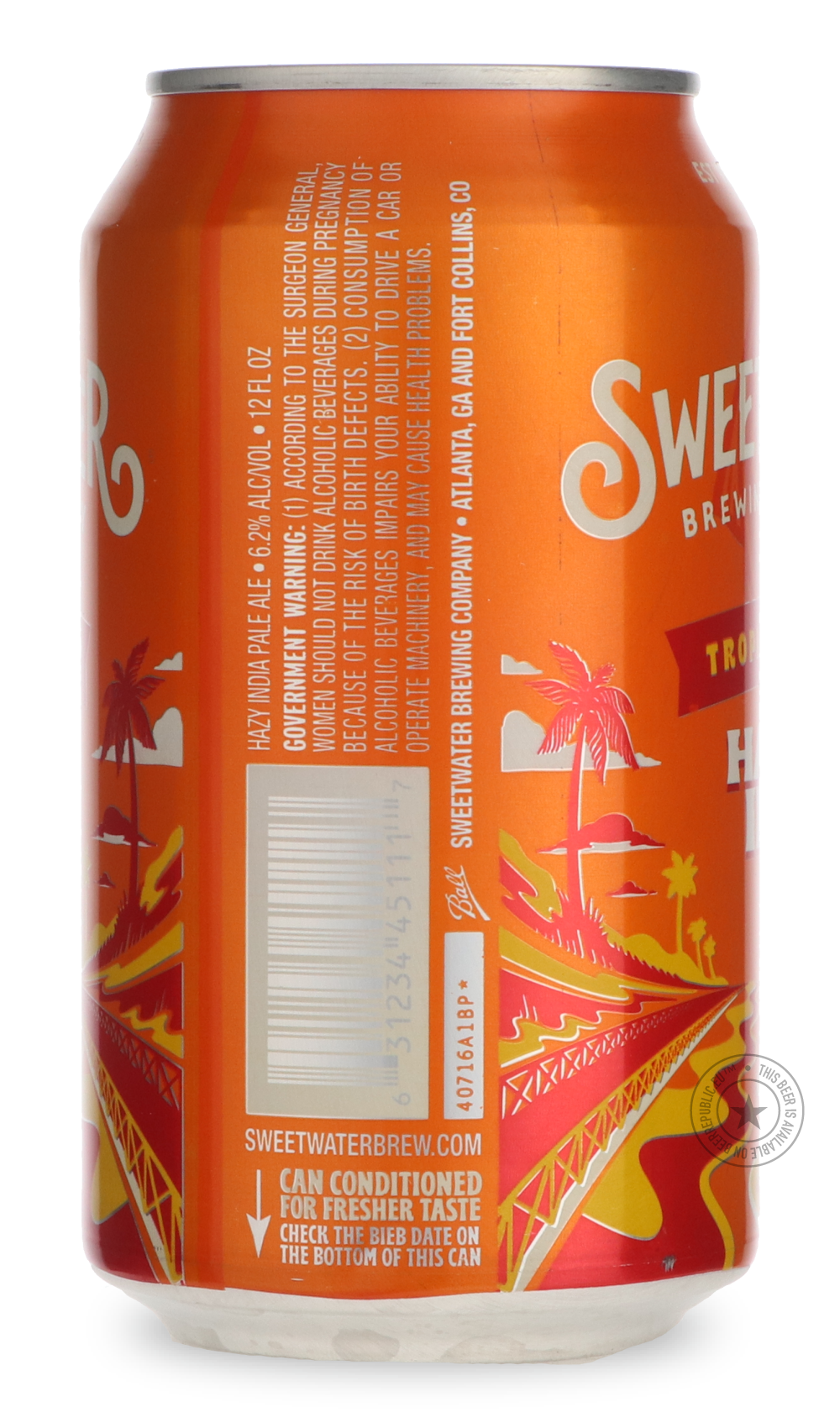 -SweetWater- Tropical High-IPA- Only @ Beer Republic - The best online beer store for American & Canadian craft beer - Buy beer online from the USA and Canada - Bier online kopen - Amerikaans bier kopen - Craft beer store - Craft beer kopen - Amerikanisch bier kaufen - Bier online kaufen - Acheter biere online - IPA - Stout - Porter - New England IPA - Hazy IPA - Imperial Stout - Barrel Aged - Barrel Aged Imperial Stout - Brown - Dark beer - Blond - Blonde - Pilsner - Lager - Wheat - Weizen - Amber - Barley