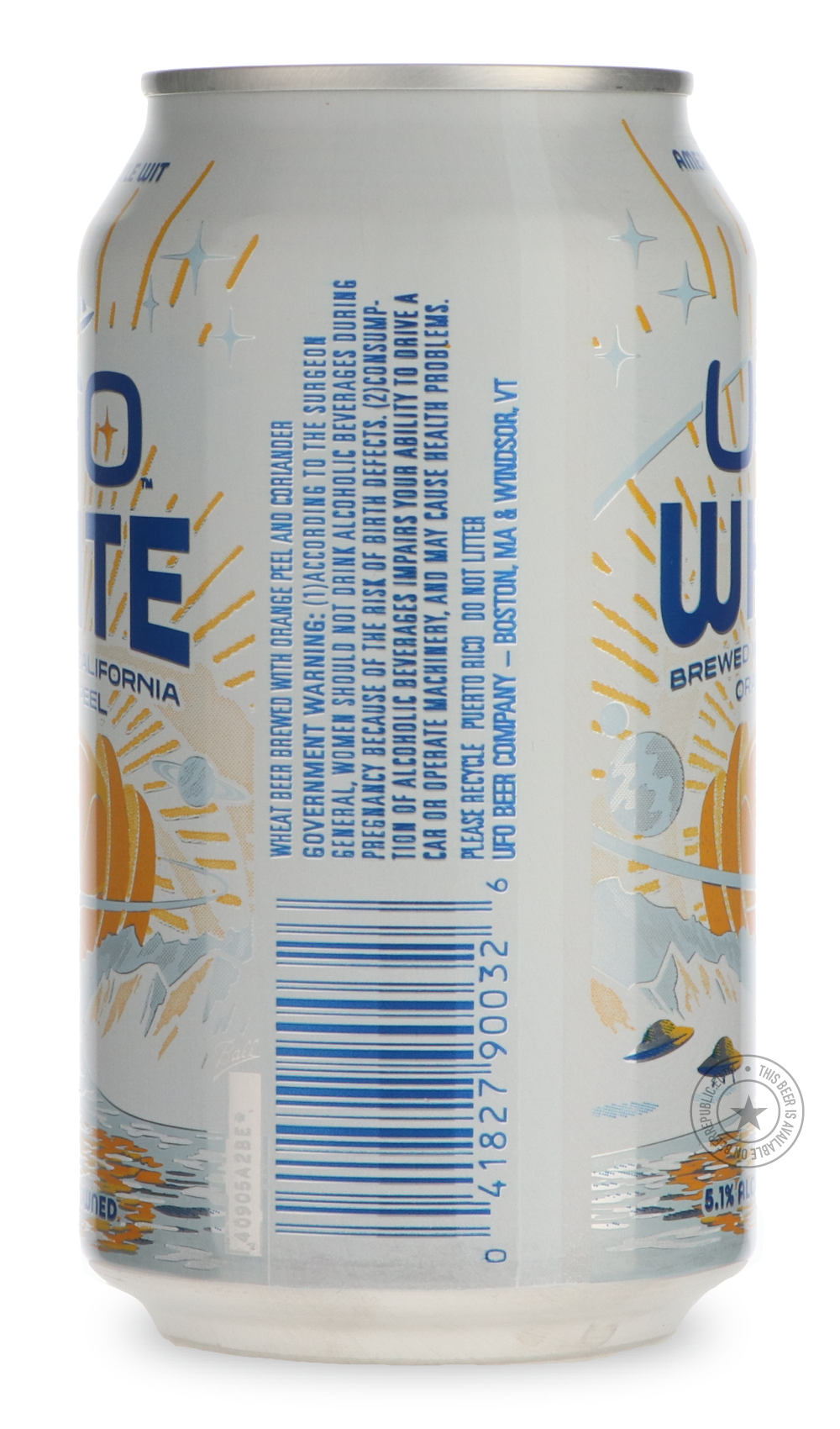 -Harpoon- UFO White-Pale- Only @ Beer Republic - The best online beer store for American & Canadian craft beer - Buy beer online from the USA and Canada - Bier online kopen - Amerikaans bier kopen - Craft beer store - Craft beer kopen - Amerikanisch bier kaufen - Bier online kaufen - Acheter biere online - IPA - Stout - Porter - New England IPA - Hazy IPA - Imperial Stout - Barrel Aged - Barrel Aged Imperial Stout - Brown - Dark beer - Blond - Blonde - Pilsner - Lager - Wheat - Weizen - Amber - Barley Wine 