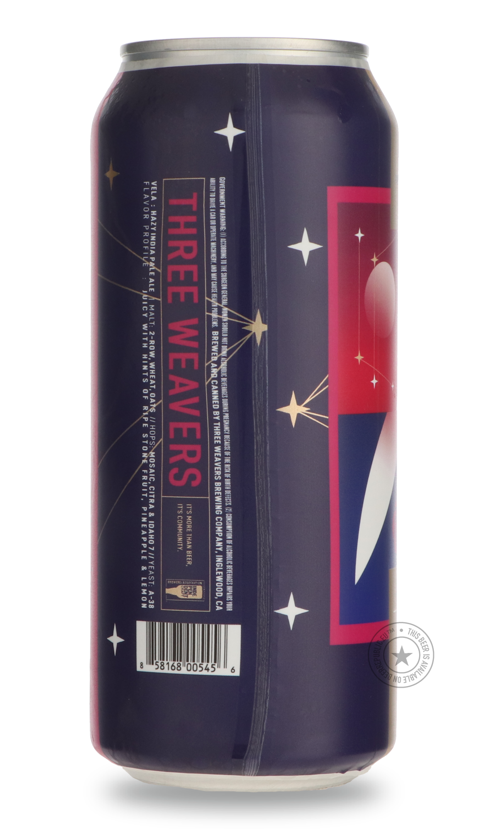 -Three Weavers- Vela-IPA- Only @ Beer Republic - The best online beer store for American & Canadian craft beer - Buy beer online from the USA and Canada - Bier online kopen - Amerikaans bier kopen - Craft beer store - Craft beer kopen - Amerikanisch bier kaufen - Bier online kaufen - Acheter biere online - IPA - Stout - Porter - New England IPA - Hazy IPA - Imperial Stout - Barrel Aged - Barrel Aged Imperial Stout - Brown - Dark beer - Blond - Blonde - Pilsner - Lager - Wheat - Weizen - Amber - Barley Wine 