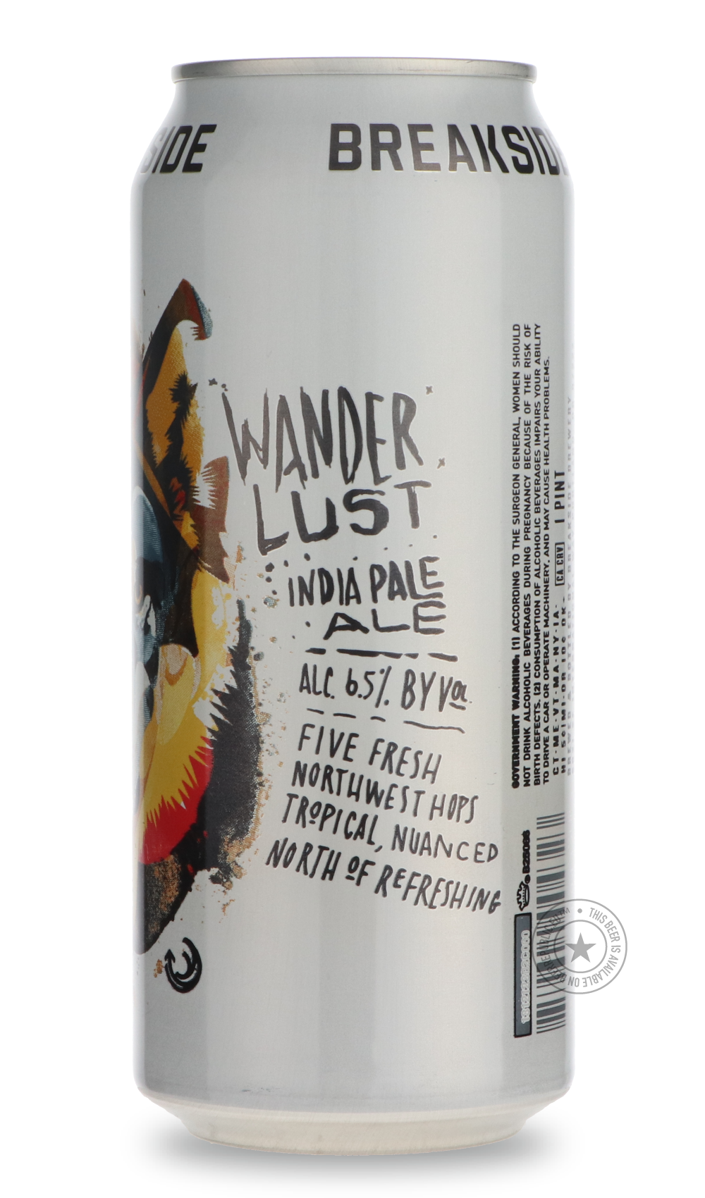 -Breakside- Wanderlust-IPA- Only @ Beer Republic - The best online beer store for American & Canadian craft beer - Buy beer online from the USA and Canada - Bier online kopen - Amerikaans bier kopen - Craft beer store - Craft beer kopen - Amerikanisch bier kaufen - Bier online kaufen - Acheter biere online - IPA - Stout - Porter - New England IPA - Hazy IPA - Imperial Stout - Barrel Aged - Barrel Aged Imperial Stout - Brown - Dark beer - Blond - Blonde - Pilsner - Lager - Wheat - Weizen - Amber - Barley Win