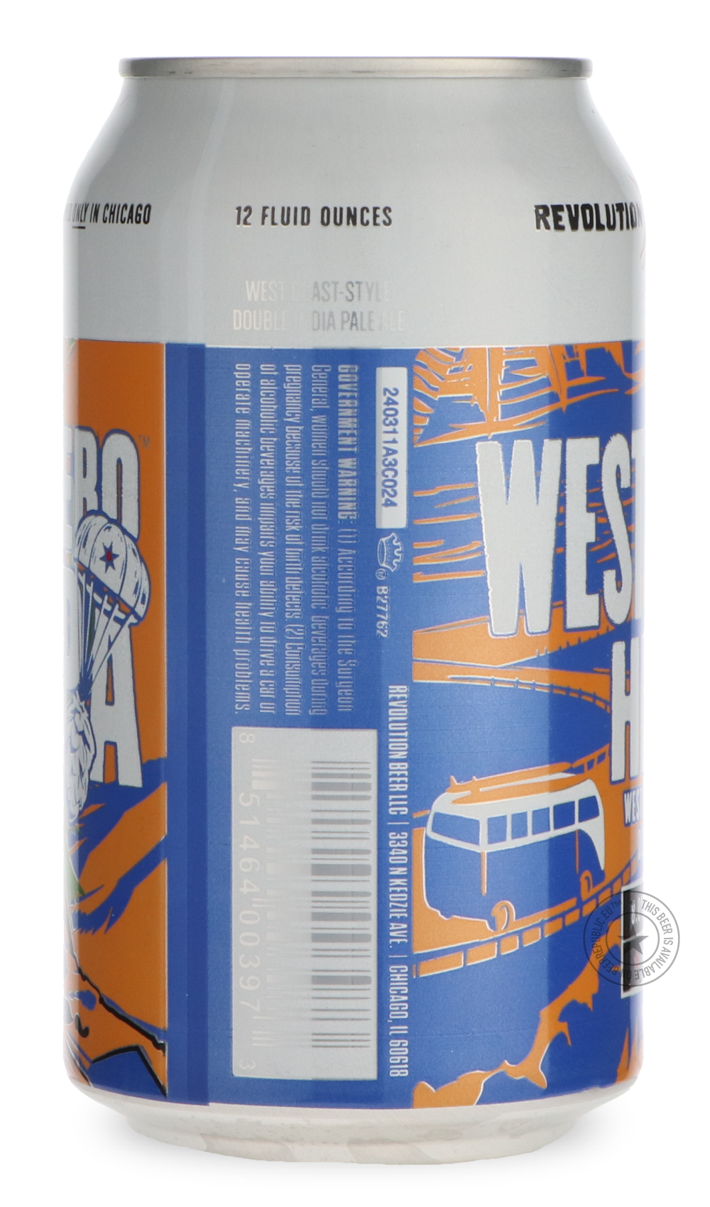 -Revolution- West Coast Hero-IPA- Only @ Beer Republic - The best online beer store for American & Canadian craft beer - Buy beer online from the USA and Canada - Bier online kopen - Amerikaans bier kopen - Craft beer store - Craft beer kopen - Amerikanisch bier kaufen - Bier online kaufen - Acheter biere online - IPA - Stout - Porter - New England IPA - Hazy IPA - Imperial Stout - Barrel Aged - Barrel Aged Imperial Stout - Brown - Dark beer - Blond - Blonde - Pilsner - Lager - Wheat - Weizen - Amber - Barl