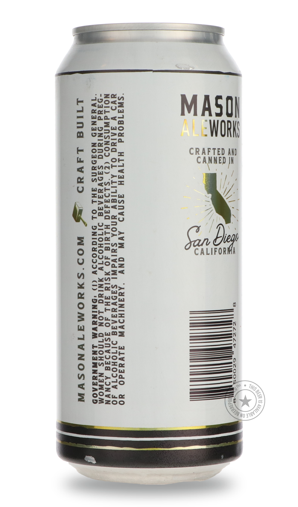 -Mason Ale Works- West Coast IPA-IPA- Only @ Beer Republic - The best online beer store for American & Canadian craft beer - Buy beer online from the USA and Canada - Bier online kopen - Amerikaans bier kopen - Craft beer store - Craft beer kopen - Amerikanisch bier kaufen - Bier online kaufen - Acheter biere online - IPA - Stout - Porter - New England IPA - Hazy IPA - Imperial Stout - Barrel Aged - Barrel Aged Imperial Stout - Brown - Dark beer - Blond - Blonde - Pilsner - Lager - Wheat - Weizen - Amber - 