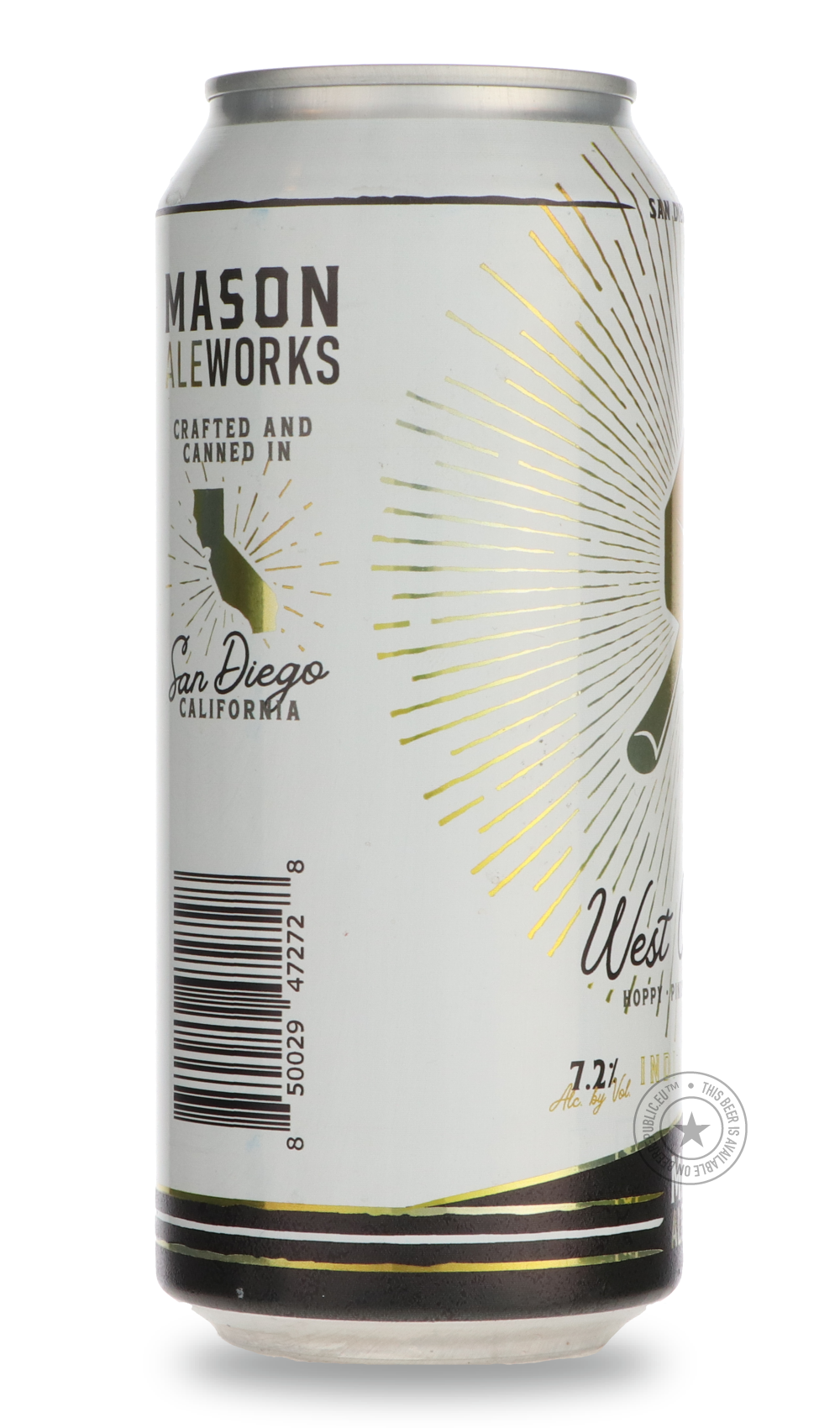 -Mason Ale Works- West Coast IPA-IPA- Only @ Beer Republic - The best online beer store for American & Canadian craft beer - Buy beer online from the USA and Canada - Bier online kopen - Amerikaans bier kopen - Craft beer store - Craft beer kopen - Amerikanisch bier kaufen - Bier online kaufen - Acheter biere online - IPA - Stout - Porter - New England IPA - Hazy IPA - Imperial Stout - Barrel Aged - Barrel Aged Imperial Stout - Brown - Dark beer - Blond - Blonde - Pilsner - Lager - Wheat - Weizen - Amber - 