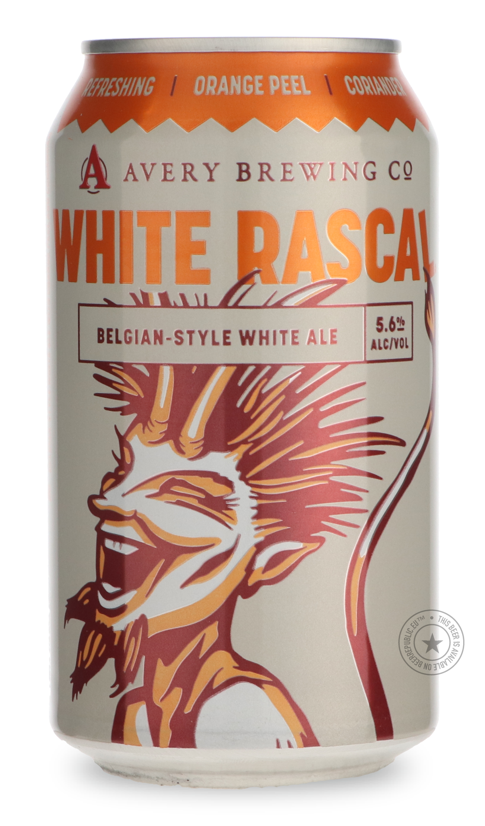 -Avery- White Rascal-Wit / Weizen / Wheat- Only @ Beer Republic - The best online beer store for American & Canadian craft beer - Buy beer online from the USA and Canada - Bier online kopen - Amerikaans bier kopen - Craft beer store - Craft beer kopen - Amerikanisch bier kaufen - Bier online kaufen - Acheter biere online - IPA - Stout - Porter - New England IPA - Hazy IPA - Imperial Stout - Barrel Aged - Barrel Aged Imperial Stout - Brown - Dark beer - Blond - Blonde - Pilsner - Lager - Wheat - Weizen - Amb