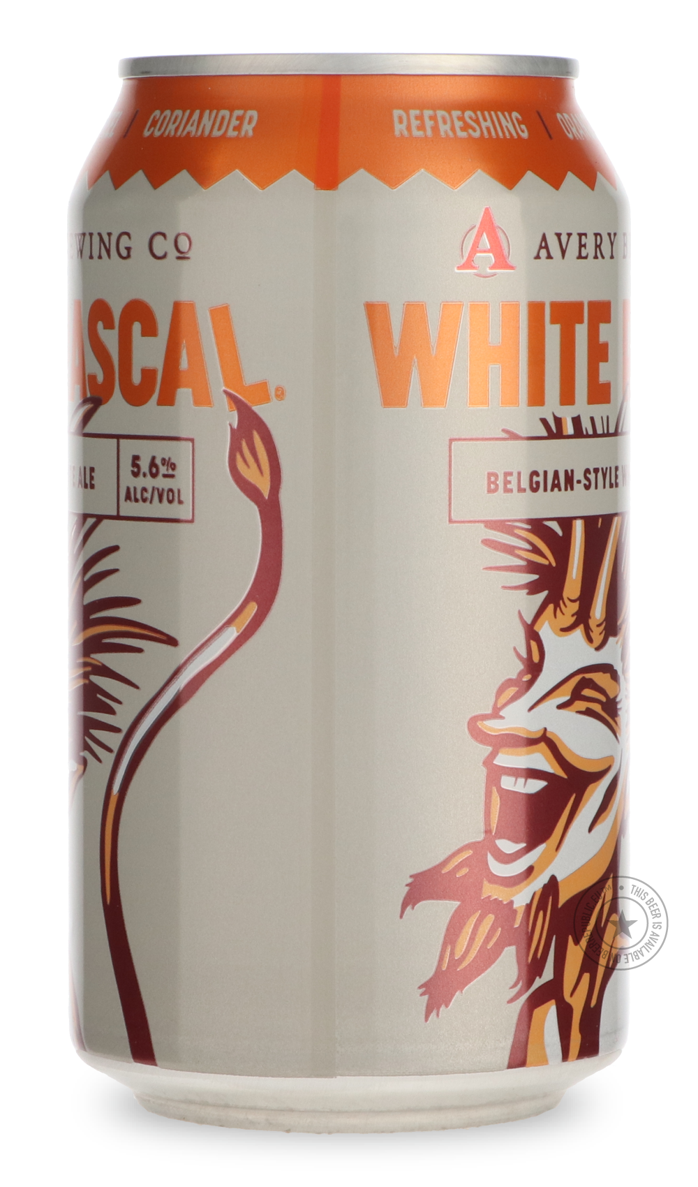 -Avery- White Rascal-Wit / Weizen / Wheat- Only @ Beer Republic - The best online beer store for American & Canadian craft beer - Buy beer online from the USA and Canada - Bier online kopen - Amerikaans bier kopen - Craft beer store - Craft beer kopen - Amerikanisch bier kaufen - Bier online kaufen - Acheter biere online - IPA - Stout - Porter - New England IPA - Hazy IPA - Imperial Stout - Barrel Aged - Barrel Aged Imperial Stout - Brown - Dark beer - Blond - Blonde - Pilsner - Lager - Wheat - Weizen - Amb