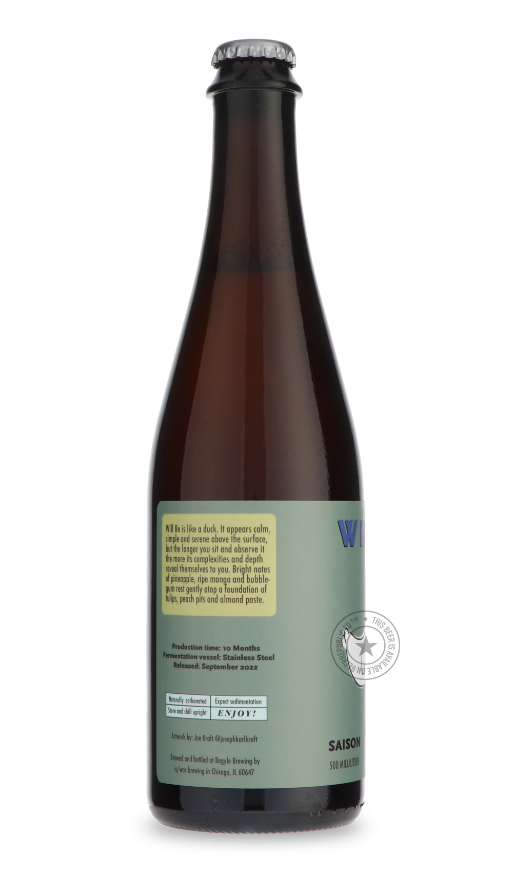 -is/was- Will Be bottle conditioned with Brettanomyces-Sour / Wild & Fruity- Only @ Beer Republic - The best online beer store for American & Canadian craft beer - Buy beer online from the USA and Canada - Bier online kopen - Amerikaans bier kopen - Craft beer store - Craft beer kopen - Amerikanisch bier kaufen - Bier online kaufen - Acheter biere online - IPA - Stout - Porter - New England IPA - Hazy IPA - Imperial Stout - Barrel Aged - Barrel Aged Imperial Stout - Brown - Dark beer - Blond - Blonde - Pils
