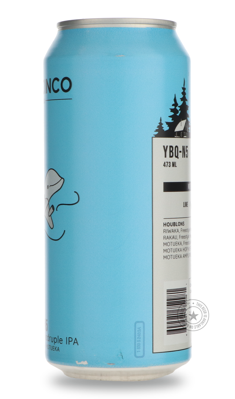 Nano Cinco- YQB-N5-IPA- Only @ Beer Republic - The best online beer store for American & Canadian craft beer - Buy beer online from the USA and Canada - Bier online kopen - Amerikaans bier kopen - Craft beer store - Craft beer kopen - Amerikanisch bier kaufen - Bier online kaufen - Acheter biere online - IPA - Stout - Porter - New England IPA - Hazy IPA - Imperial Stout - Barrel Aged - Barrel Aged Imperial Stout - Brown - Dark beer - Blond - Blonde - Pilsner - Lager - Wheat - Weizen - Amber - Barley Wine - 