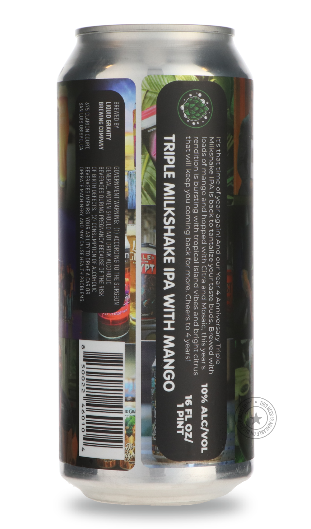 -Liquid Gravity- Year Four-IPA- Only @ Beer Republic - The best online beer store for American & Canadian craft beer - Buy beer online from the USA and Canada - Bier online kopen - Amerikaans bier kopen - Craft beer store - Craft beer kopen - Amerikanisch bier kaufen - Bier online kaufen - Acheter biere online - IPA - Stout - Porter - New England IPA - Hazy IPA - Imperial Stout - Barrel Aged - Barrel Aged Imperial Stout - Brown - Dark beer - Blond - Blonde - Pilsner - Lager - Wheat - Weizen - Amber - Barley