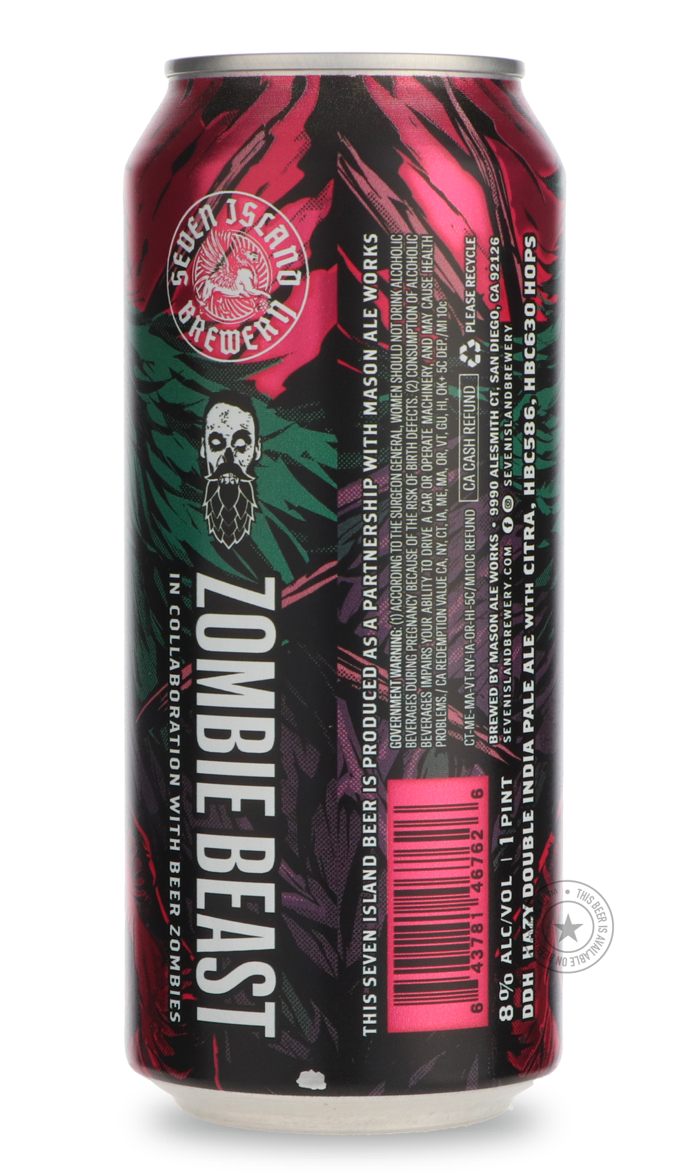 -Beer Zombies- Zombie Beast / Seven Island-IPA- Only @ Beer Republic - The best online beer store for American & Canadian craft beer - Buy beer online from the USA and Canada - Bier online kopen - Amerikaans bier kopen - Craft beer store - Craft beer kopen - Amerikanisch bier kaufen - Bier online kaufen - Acheter biere online - IPA - Stout - Porter - New England IPA - Hazy IPA - Imperial Stout - Barrel Aged - Barrel Aged Imperial Stout - Brown - Dark beer - Blond - Blonde - Pilsner - Lager - Wheat - Weizen 