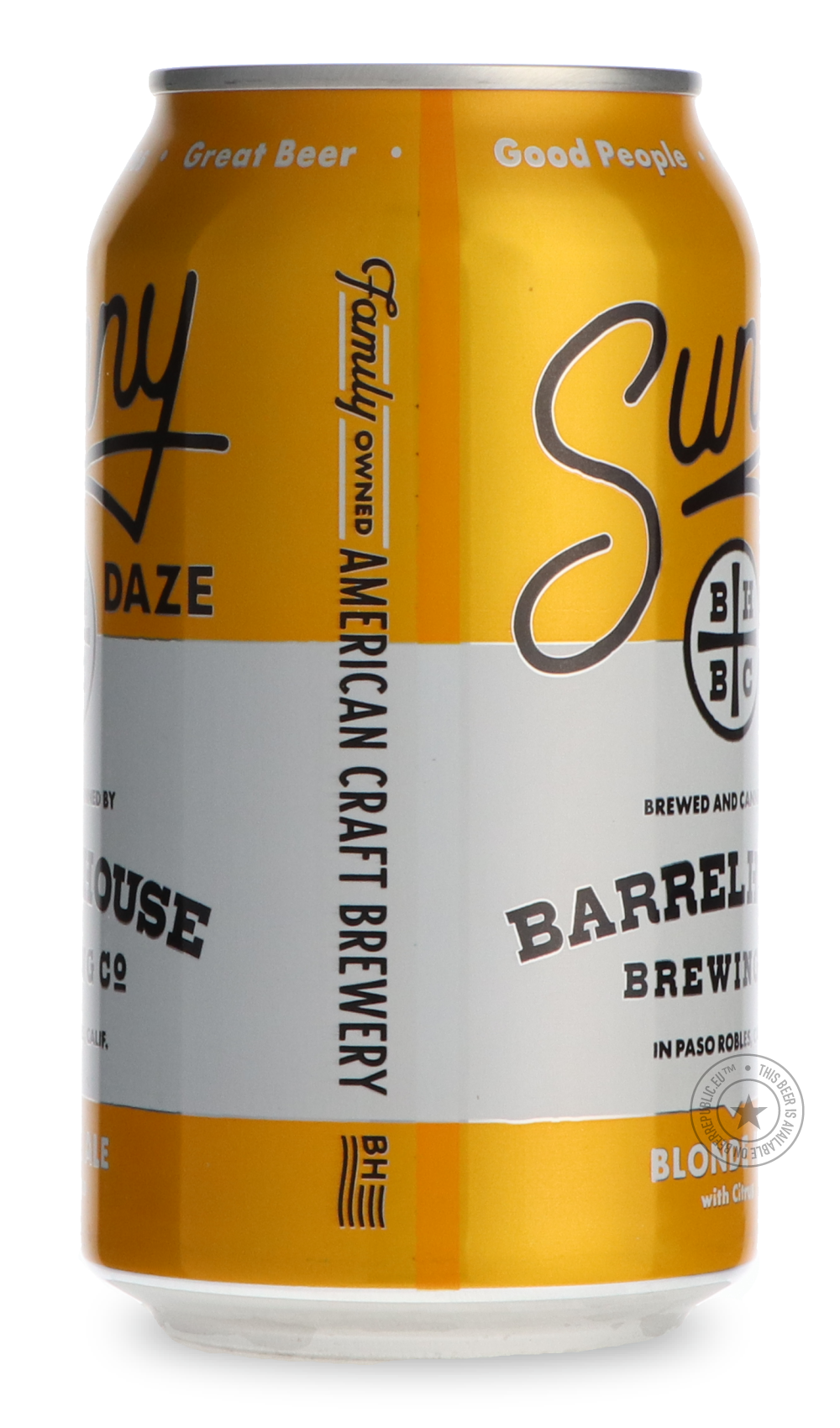 -BarrelHouse- Sunny Daze-Pale- Only @ Beer Republic - The best online beer store for American & Canadian craft beer - Buy beer online from the USA and Canada - Bier online kopen - Amerikaans bier kopen - Craft beer store - Craft beer kopen - Amerikanisch bier kaufen - Bier online kaufen - Acheter biere online - IPA - Stout - Porter - New England IPA - Hazy IPA - Imperial Stout - Barrel Aged - Barrel Aged Imperial Stout - Brown - Dark beer - Blond - Blonde - Pilsner - Lager - Wheat - Weizen - Amber - Barley 