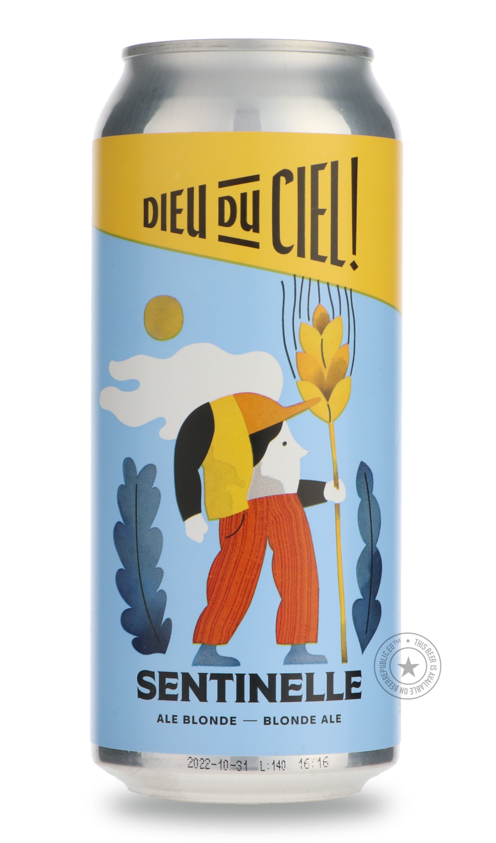 -Dieu du Ciel- Sentinelle-Pale- Only @ Beer Republic - The best online beer store for American & Canadian craft beer - Buy beer online from the USA and Canada - Bier online kopen - Amerikaans bier kopen - Craft beer store - Craft beer kopen - Amerikanisch bier kaufen - Bier online kaufen - Acheter biere online - IPA - Stout - Porter - New England IPA - Hazy IPA - Imperial Stout - Barrel Aged - Barrel Aged Imperial Stout - Brown - Dark beer - Blond - Blonde - Pilsner - Lager - Wheat - Weizen - Amber - Barley