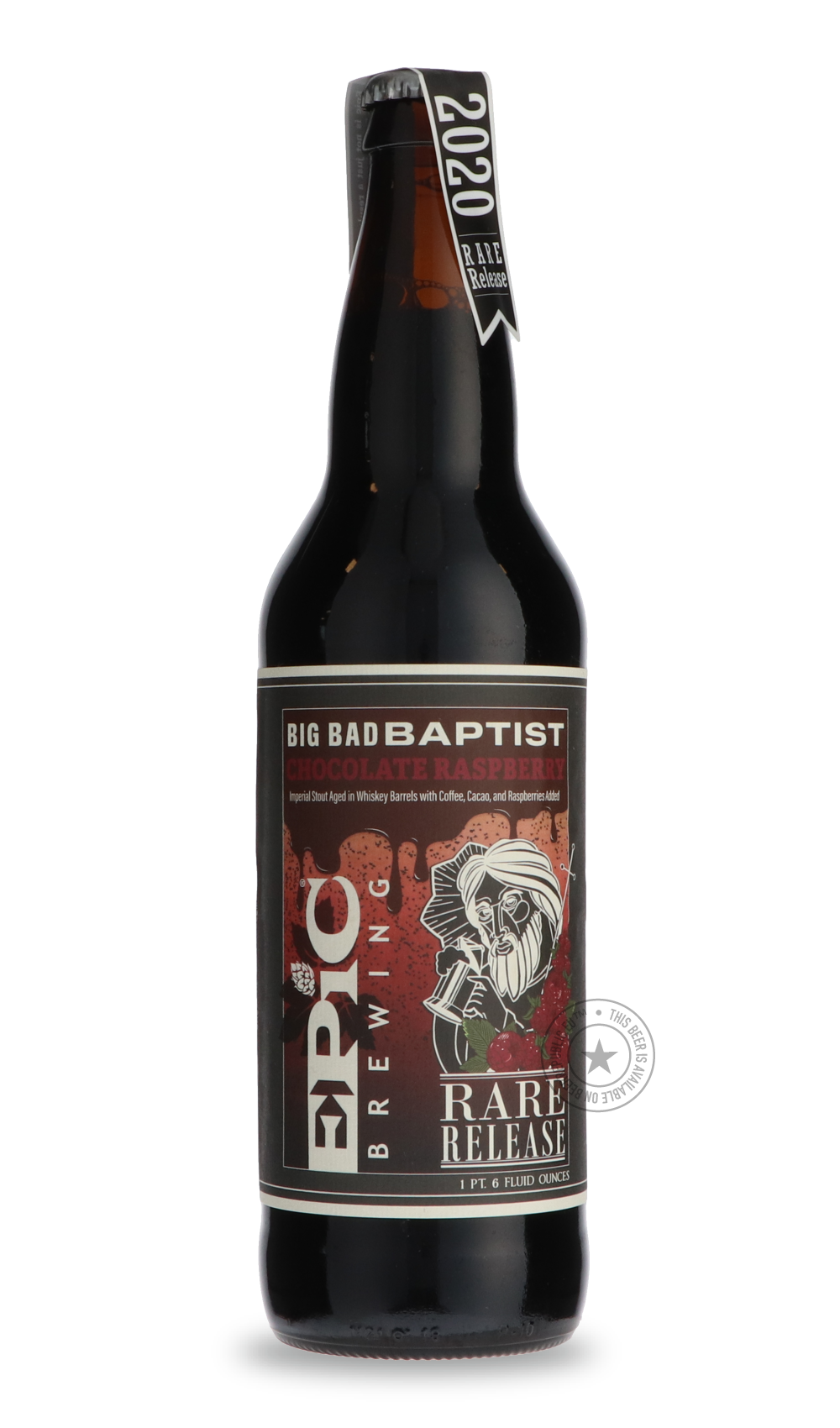 -Epic- Big Bad Baptist Chocolate Raspberry-Stout & Porter- Only @ Beer Republic - The best online beer store for American & Canadian craft beer - Buy beer online from the USA and Canada - Bier online kopen - Amerikaans bier kopen - Craft beer store - Craft beer kopen - Amerikanisch bier kaufen - Bier online kaufen - Acheter biere online - IPA - Stout - Porter - New England IPA - Hazy IPA - Imperial Stout - Barrel Aged - Barrel Aged Imperial Stout - Brown - Dark beer - Blond - Blonde - Pilsner - Lager - Whea