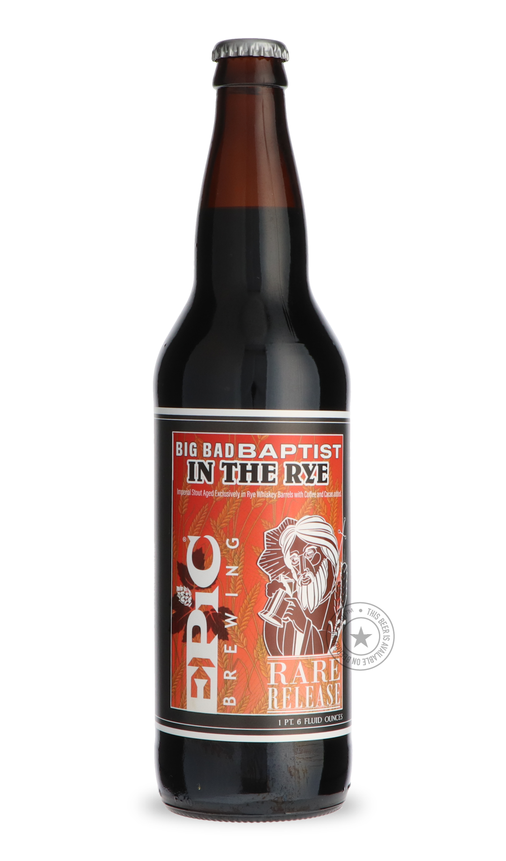 -Epic- Big Bad Baptist In The Rye-Stout & Porter- Only @ Beer Republic - The best online beer store for American & Canadian craft beer - Buy beer online from the USA and Canada - Bier online kopen - Amerikaans bier kopen - Craft beer store - Craft beer kopen - Amerikanisch bier kaufen - Bier online kaufen - Acheter biere online - IPA - Stout - Porter - New England IPA - Hazy IPA - Imperial Stout - Barrel Aged - Barrel Aged Imperial Stout - Brown - Dark beer - Blond - Blonde - Pilsner - Lager - Wheat - Weize