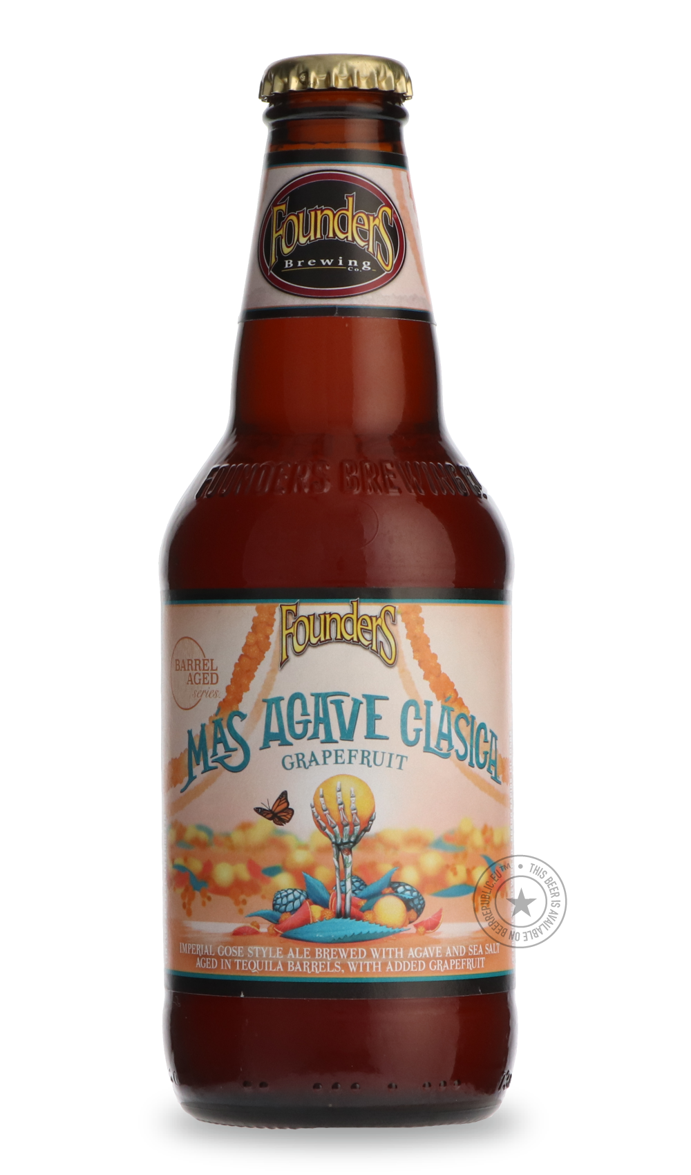 -Founders- Más Agave Grapefruit-Sour / Wild & Fruity- Only @ Beer Republic - The best online beer store for American & Canadian craft beer - Buy beer online from the USA and Canada - Bier online kopen - Amerikaans bier kopen - Craft beer store - Craft beer kopen - Amerikanisch bier kaufen - Bier online kaufen - Acheter biere online - IPA - Stout - Porter - New England IPA - Hazy IPA - Imperial Stout - Barrel Aged - Barrel Aged Imperial Stout - Brown - Dark beer - Blond - Blonde - Pilsner - Lager - Wheat - W