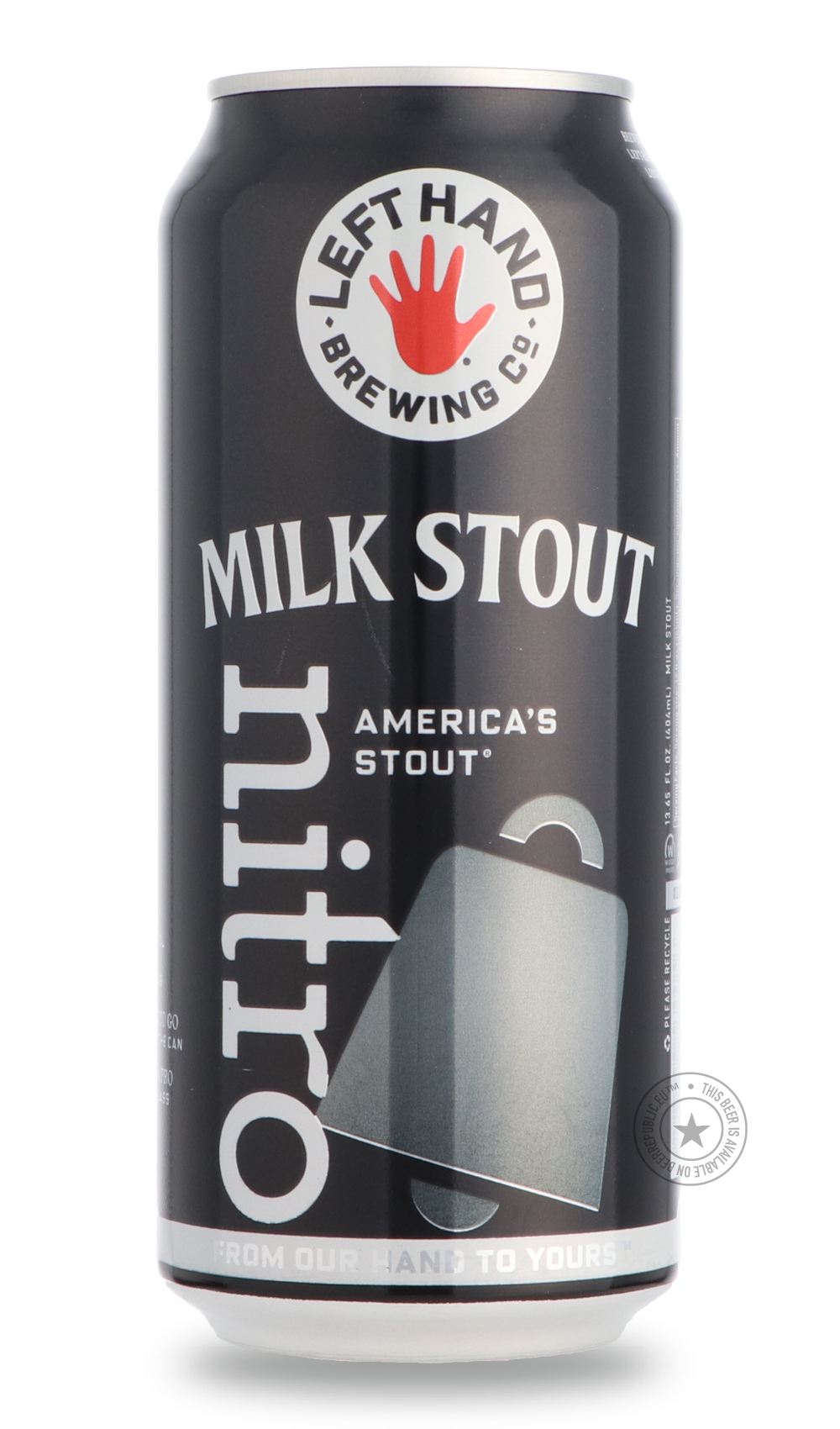 -Left Hand- Milk Stout Nitro-Stout & Porter- Only @ Beer Republic - The best online beer store for American & Canadian craft beer - Buy beer online from the USA and Canada - Bier online kopen - Amerikaans bier kopen - Craft beer store - Craft beer kopen - Amerikanisch bier kaufen - Bier online kaufen - Acheter biere online - IPA - Stout - Porter - New England IPA - Hazy IPA - Imperial Stout - Barrel Aged - Barrel Aged Imperial Stout - Brown - Dark beer - Blond - Blonde - Pilsner - Lager - Wheat - Weizen - A
