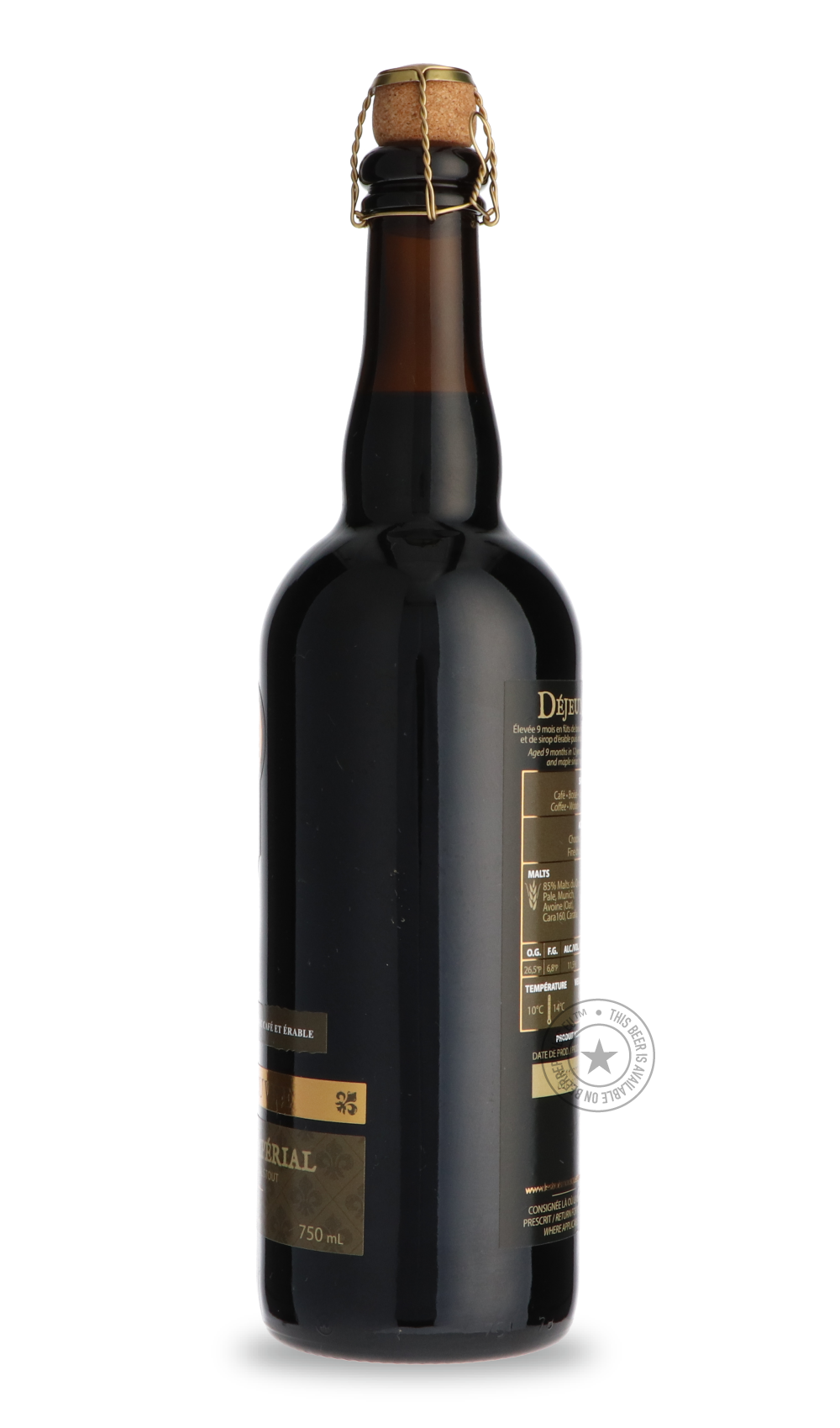 -Les Trois Mousquetaires- Déjeuner Impérial-Stout & Porter- Only @ Beer Republic - The best online beer store for American & Canadian craft beer - Buy beer online from the USA and Canada - Bier online kopen - Amerikaans bier kopen - Craft beer store - Craft beer kopen - Amerikanisch bier kaufen - Bier online kaufen - Acheter biere online - IPA - Stout - Porter - New England IPA - Hazy IPA - Imperial Stout - Barrel Aged - Barrel Aged Imperial Stout - Brown - Dark beer - Blond - Blonde - Pilsner - Lager - Whe