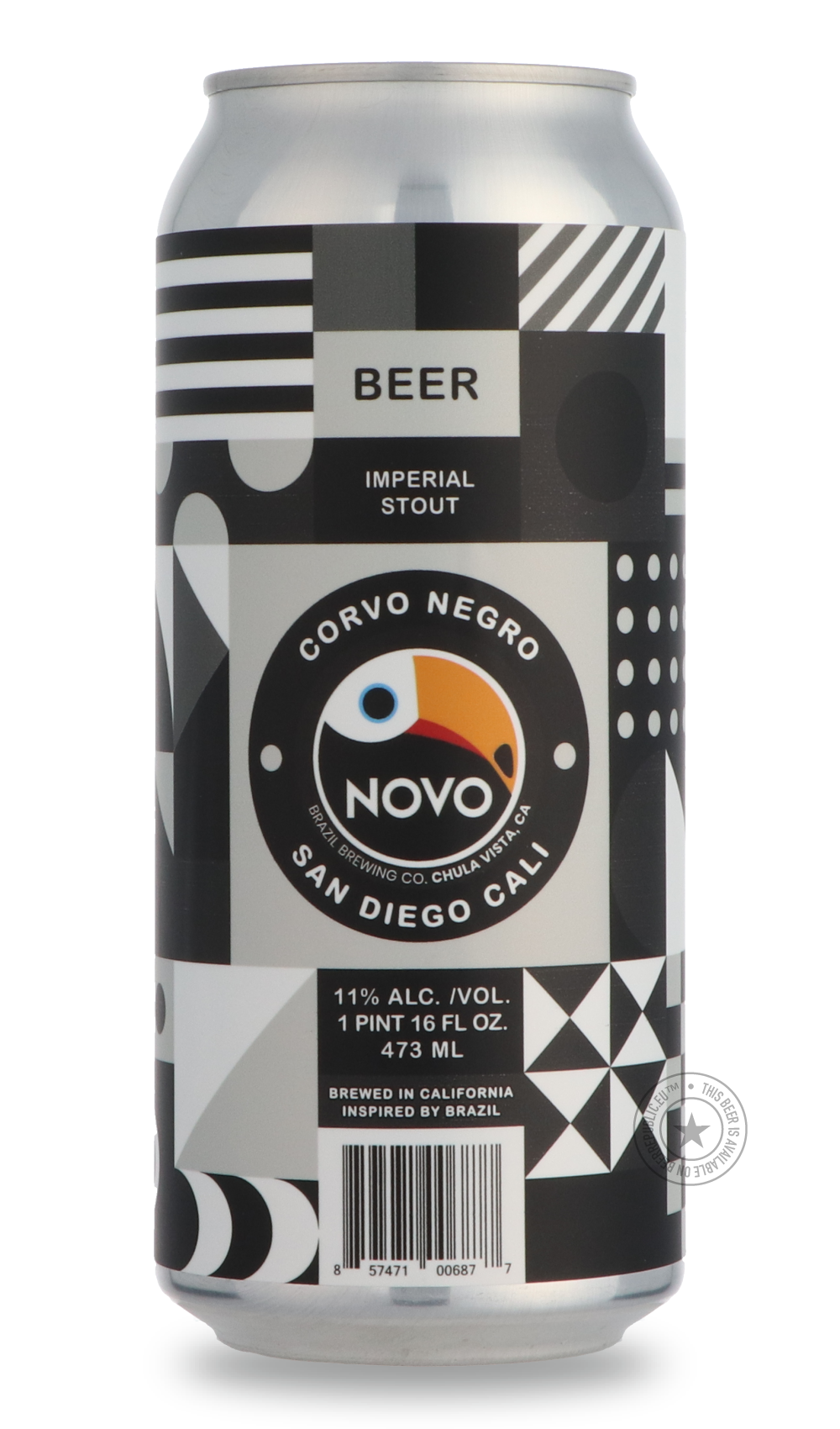 -Novo Brazil- Corvo Negro-Stout & Porter- Only @ Beer Republic - The best online beer store for American & Canadian craft beer - Buy beer online from the USA and Canada - Bier online kopen - Amerikaans bier kopen - Craft beer store - Craft beer kopen - Amerikanisch bier kaufen - Bier online kaufen - Acheter biere online - IPA - Stout - Porter - New England IPA - Hazy IPA - Imperial Stout - Barrel Aged - Barrel Aged Imperial Stout - Brown - Dark beer - Blond - Blonde - Pilsner - Lager - Wheat - Weizen - Ambe