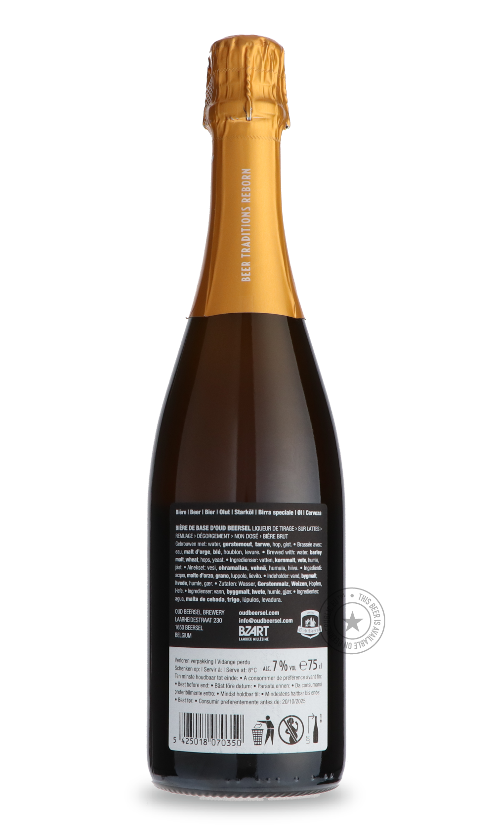 -Oud Beersel- Bzart Lambiek Millésime 2018-Sour / Wild & Fruity- Only @ Beer Republic - The best online beer store for American & Canadian craft beer - Buy beer online from the USA and Canada - Bier online kopen - Amerikaans bier kopen - Craft beer store - Craft beer kopen - Amerikanisch bier kaufen - Bier online kaufen - Acheter biere online - IPA - Stout - Porter - New England IPA - Hazy IPA - Imperial Stout - Barrel Aged - Barrel Aged Imperial Stout - Brown - Dark beer - Blond - Blonde - Pilsner - Lager 