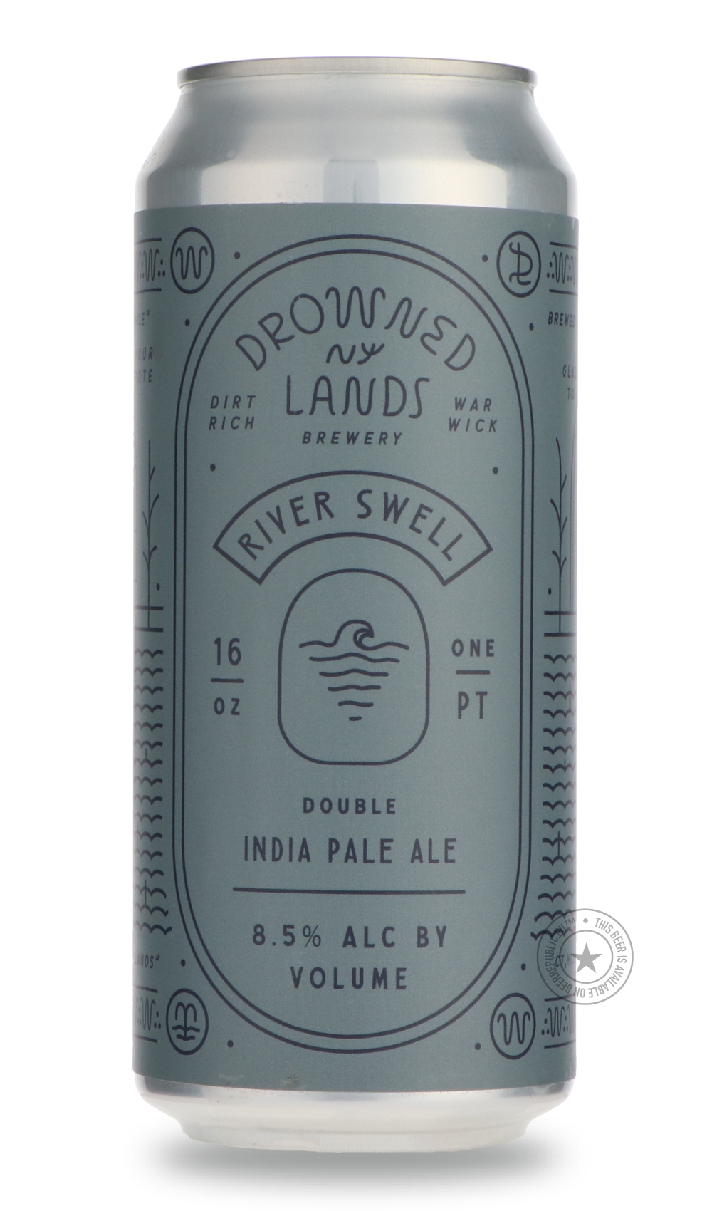 The Drowned Lands- River Swell-IPA- Only @ Beer Republic - The best online beer store for American & Canadian craft beer - Buy beer online from the USA and Canada - Bier online kopen - Amerikaans bier kopen - Craft beer store - Craft beer kopen - Amerikanisch bier kaufen - Bier online kaufen - Acheter biere online - IPA - Stout - Porter - New England IPA - Hazy IPA - Imperial Stout - Barrel Aged - Barrel Aged Imperial Stout - Brown - Dark beer - Blond - Blonde - Pilsner - Lager - Wheat - Weizen - Amber - Ba