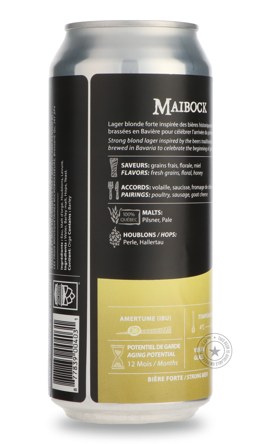 -Les Trois Mousquetaires- Maibock-Pale- Only @ Beer Republic - The best online beer store for American & Canadian craft beer - Buy beer online from the USA and Canada - Bier online kopen - Amerikaans bier kopen - Craft beer store - Craft beer kopen - Amerikanisch bier kaufen - Bier online kaufen - Acheter biere online - IPA - Stout - Porter - New England IPA - Hazy IPA - Imperial Stout - Barrel Aged - Barrel Aged Imperial Stout - Brown - Dark beer - Blond - Blonde - Pilsner - Lager - Wheat - Weizen - Amber 